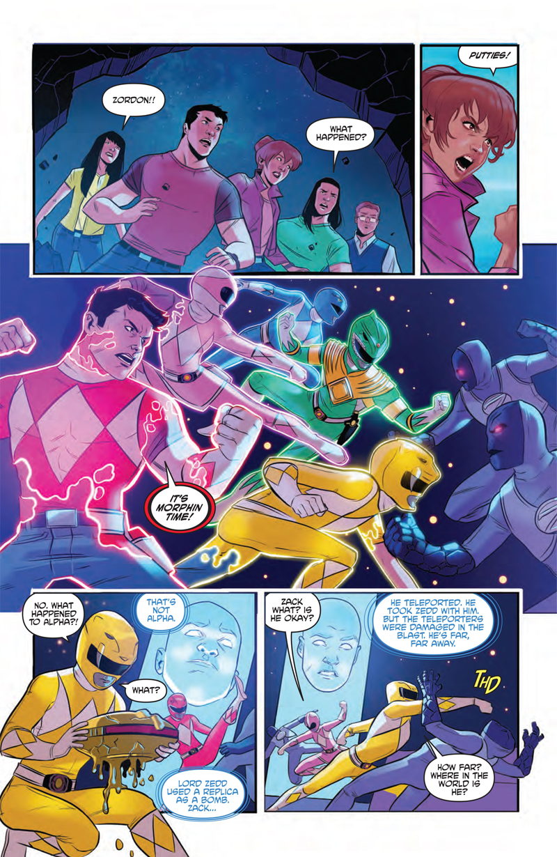 Illustration for article titled The Team Behind Justice League/Power Rangers Tells Us About the Joys of Crossovers (and Giant Mastodons)